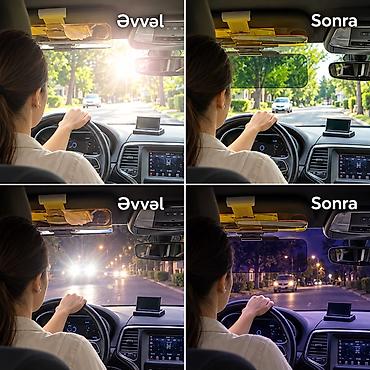 aksesuar instagram: Avtomobil üçün günəşlik filtri HD VISOR — 2-si 1-də Avtomobilin — 3