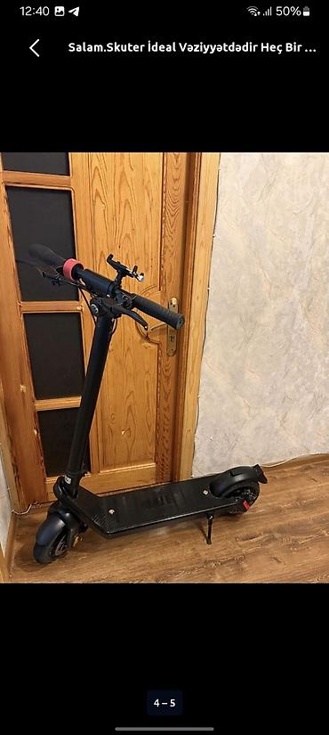electric samokat: Elektrik skuter – qatlana bilən, şəhər üçün rahat model — 1