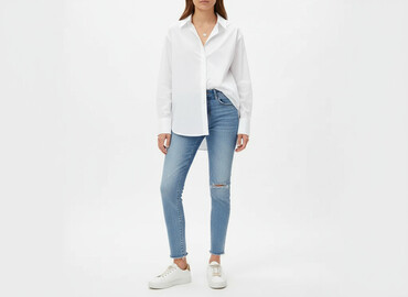 jeansy z dziurami zara: Zara, Jeansy damskie, rozmiar XS