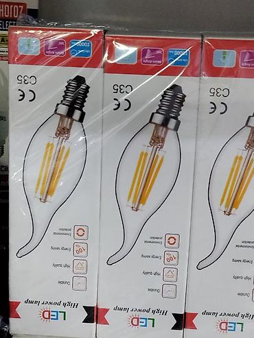 Лампочкалар: LED лампа свеча C35 (filament) - Тип: светодиодная лампа «свеча» C35 lalafo.kg да — 1 Лампочкалар: LED лампа свеча C35 (filament) - Тип: светодиодная лампа «свеча» C35 — 1