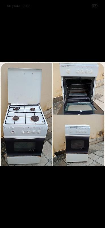 islənmis soba: Qaz plitəsi Ayrıca dayanan, 4 gözlü, İşlənmiş — 1