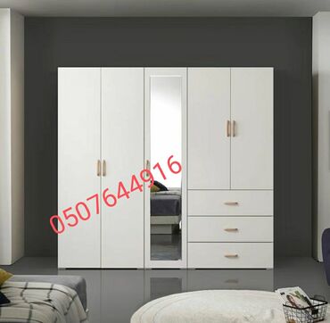 Dolablar: Yeni, Açılan, 3 qapılı Düz dolab, Qarderob, paltar dolabı — 11