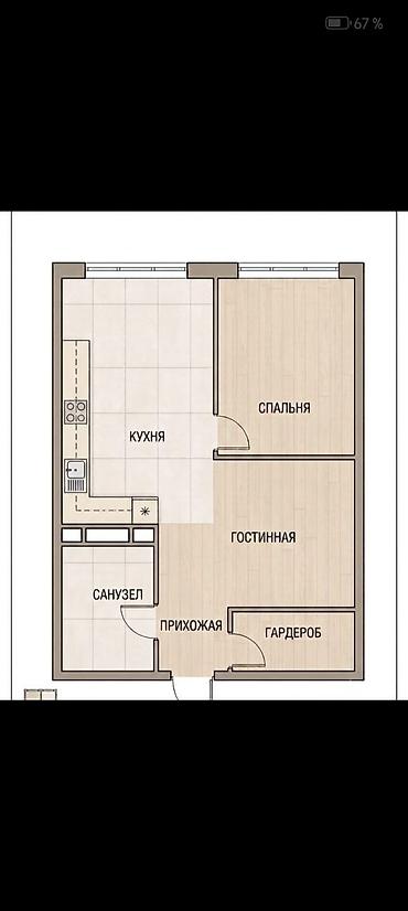 2023: 1 комната, 44 м², Тунгуч мкр 5 этаж, Дизайнерский ремонт — 10