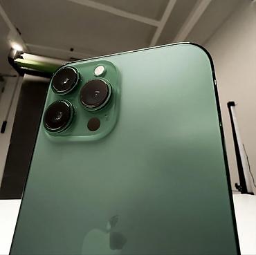 Apple iPhone: IPhone 13 Pro Max, Б/у, 256 ГБ, Alpine Green, Чехол, 76 % — 9