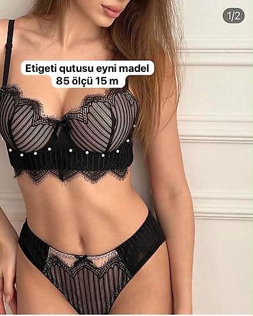 Qadın iç geyimi dəsti - Model: Raina Push Up (6950) və krujeva