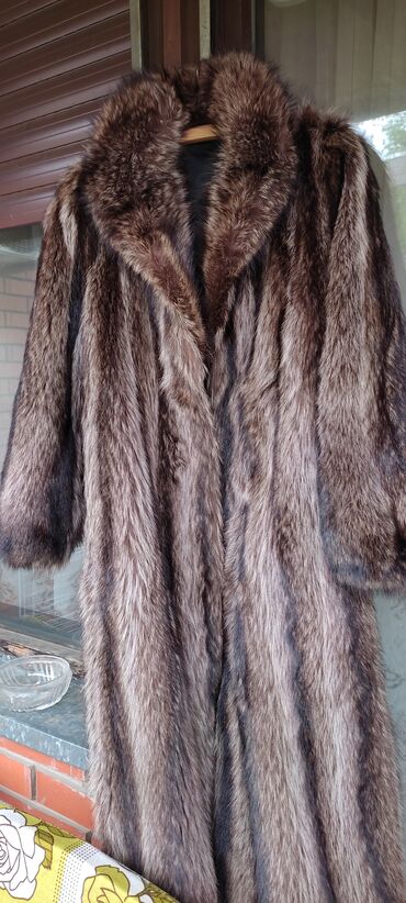 zimske duge jakne sa krznom: L (EU 40), With lining, Raccoon