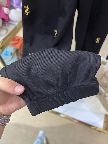 Kişi geyimləri: Qara rəngli gadın şalvarı YVL - Material: yumşaq trikotaj/parça, içi — 4