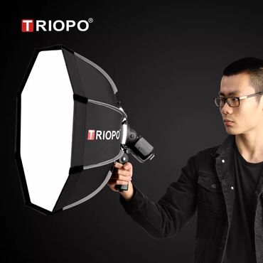 Digər foto və video aksesuarları: Triopo Softbox 65 sm 1 X Softbox 65 sm 1 X Tutacaq 1 X Çanta 2 X Ağ