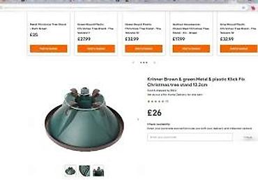 Praznična dekoracija: Stalak za jelku Niko Klick Fix - Namenjen za prirodne jelke visine do — 10