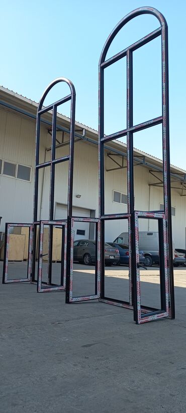 Pəncərələrin quraşdırılması, montajı: Plastik yumru pəncərələr. Ağ. Boz. Kariçnivi. Tund — 8