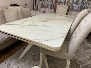 stol stul satisi: Qonaq masası, Yeni, Açılmayan, Dördbucaq masa, Türkiyə