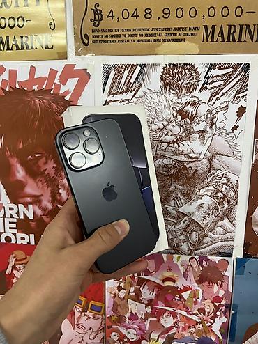 IPhone 16 Pro, Б/у, 256 ГБ, Black Titanium, Коробка, 91 %
