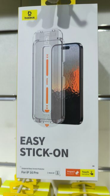 Telefon üçün soyuducular: IPhone 16 pro ekran qoruyucu Baseus brendinə məxsus bu temperli şüşə