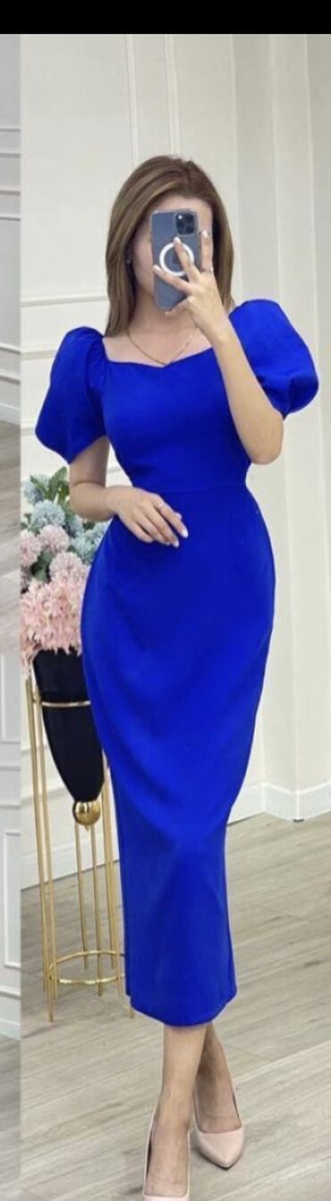 синее вечернее платье: Вечернее платье, M (EU 38)