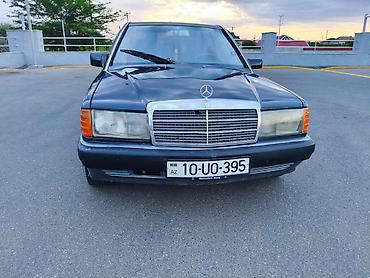190 satışı: Mercedes-Benz 190 (W201) sedan - Kuzov: 4 qapılı sedan, qara rəng - — 2