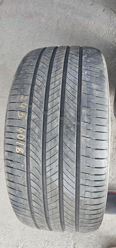 юто донголок: Шины 245 / 40 / R 18, Лето, Б/у, 1 шт, Легковые, Корея, Hankook