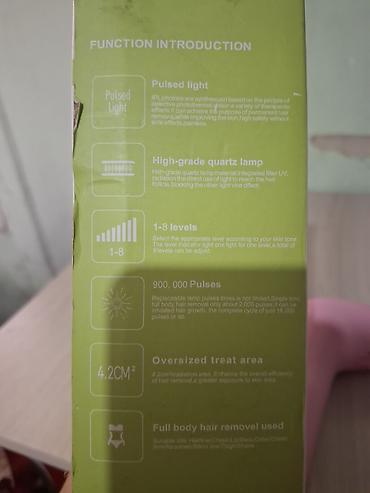 mini lazer epilyatorları: Məhsul: Ev üçün IPL epilyasiya aparatı (pulsed light) Xüsusiyyətlər — 3