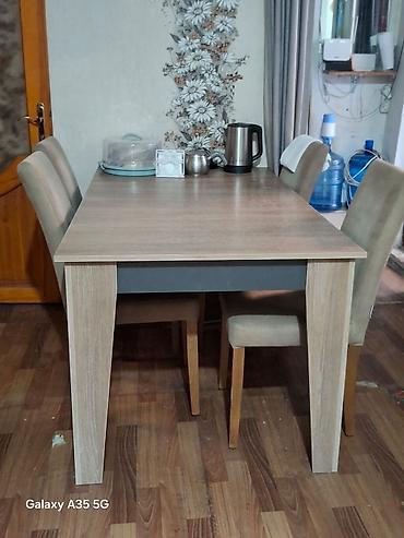 Qonaq otağı üçün, İşlənmiş, 4 stul