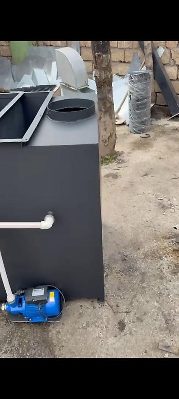 Сантехнические работы: Sənaye tipli yağ tutucu (grease trap) və tüstü boğucu filtrləmə - — 9