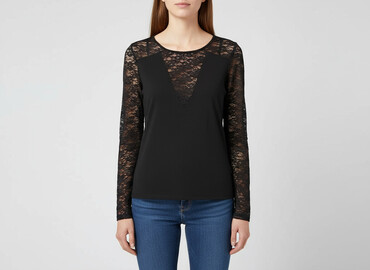 bluzki damskie koronkowe: H&M, Bluzka damska, rozmiar L