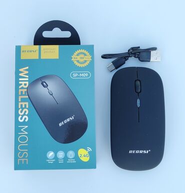 Компьютерные мышки: Беспроводная мышь RECRSI SP-M09 — удобная и лёгкая модель с
