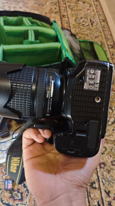 Fotokameralar: Nikon D7100 + 18-105 lens, GODOX TT600 Speedlight, 2 kart, sumka -da lalafo.az — 3 Fotokameralar: Nikon D7100 + 18-105 lens, GODOX TT600 Speedlight, 2 kart, sumka — 3