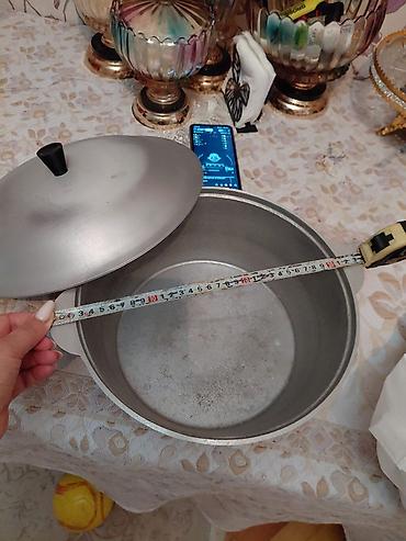 Qazan, rəng - Gümüşü, Alüminium, 5-dən çox l, 30 sm lalafo.az -da Qazan, rəng - Gümüşü, Alüminium, 5-dən çox l, 30 sm