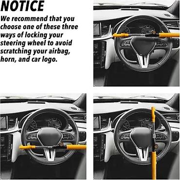 Uređaji protiv krađe: Mehanička blokada volana – “Lenkradblock” (sa ključem) - Protivkrađni — 7