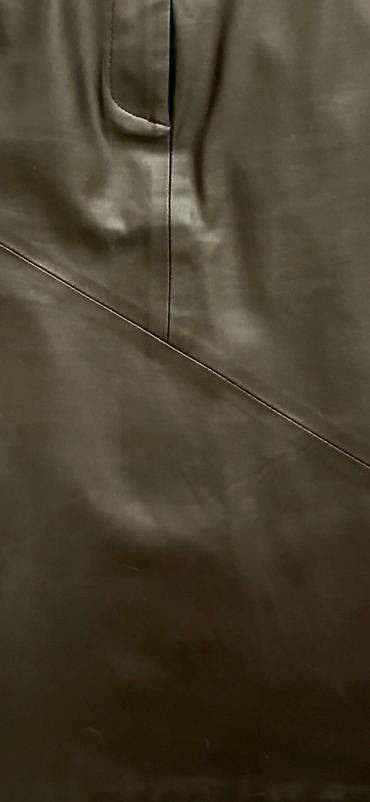 Юбки: Стильная мягкая кожаная юбка чёрного цвета – это шикарный элемент для — 9