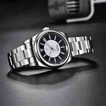 Ručni satovi: Pagani Design PD-1764-Bela-Rolex Oyster Perpetual-Seiko meh Potpuno — 9