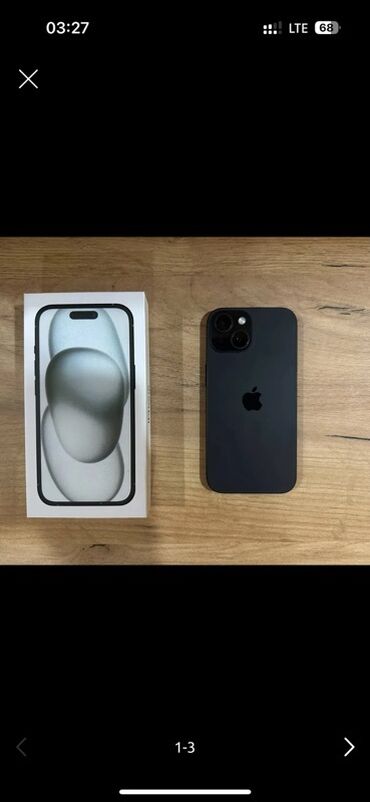 телефоны редми 9т: IPhone 15, Б/у, 128 ГБ, Черный, Зарядное устройство, Чехол, Коробка, 83 %