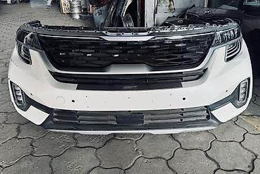 sprinter bazar: Передний комплект: бампер с решёткой и оптикой для KIA Seltos — 1