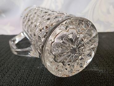 Čajnici: Bokal nov Zajecar kristal,led kristal 70te. Bokal je nov,sve na — 11