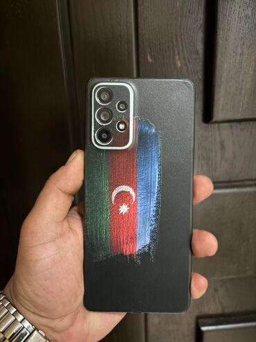 Samsung: Samsung Galaxy A73 5G, 128 GB, rəng - Mavi, Sensor, Barmaq izi, İki sim kartlı