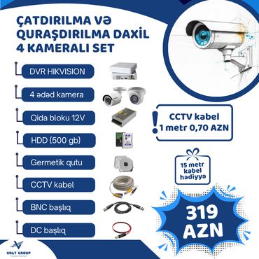Təhlükəsizlik sistemləri: Təhlükəsizlik sistemləri | Müşahidə kameraları | Quraşdırılma, Zəmanət