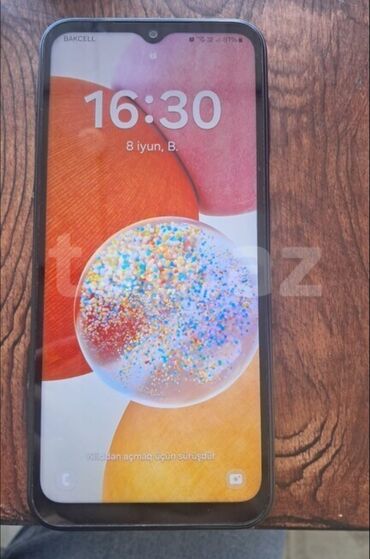 рабочий флай телефон: Samsung Galaxy A14, 64 GB, rəng - Qara, Barmaq izi, İki sim kartlı, Face ID