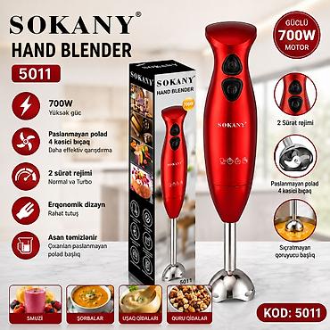 Məhsul №: 1986 Məhsulun adı: Salınma blender Sokany SM-5011, qırmızı