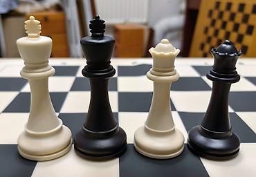 король: Шахматы Стаутон турнирные Король 9.5см Королева 8см Вес около 2кг — 9