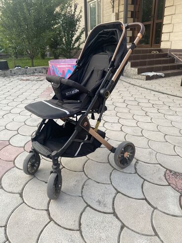 качеля для ребенка: Балдар арабасы, түсү - Кара