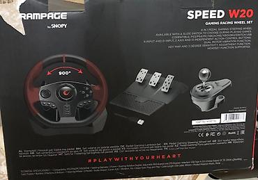 Видеоигры и приставки: Rampage by Snopy Speed W20 – oyun sükan dəsti Xüsusiyyətlər: - 6-i — 5
