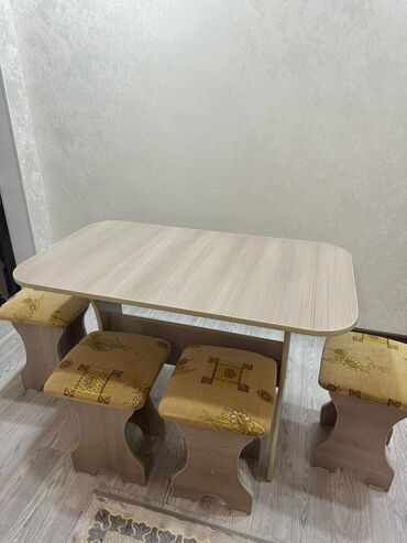 мебель байке: Комплект стол и стулья Кухонный, Б/у