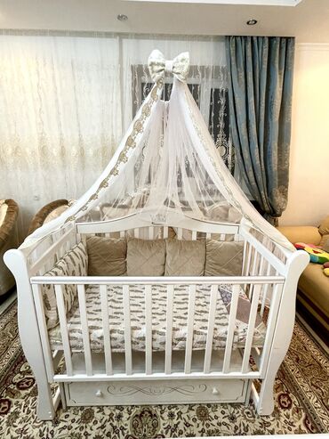 детские кроватки для новорожденных: Б/у