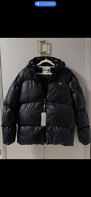 Куртки: Мужская куртка, L, Lacoste, Новый, цвет - Черный, Самовывоз, Бесплатная доставка, Платная доставка — 1