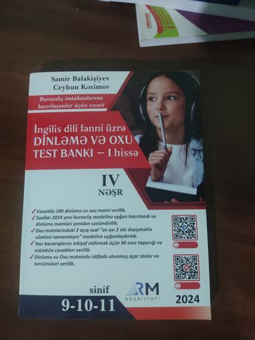 harry potter və fəlsəfə daşı pdf yüklə: İngilis dili Testlər 11-ci sinif, RM, 1-ci hissə, 2024 il