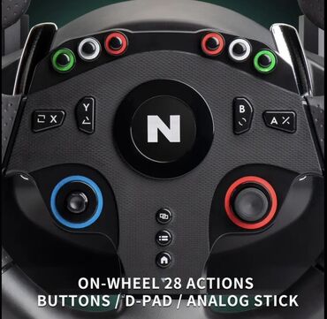 Video oyunlar üçün aksesuarlar: Nitho oyun sükanı dəsti – realistik yarış təcrübəsi üçün tam komplekt — 5