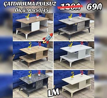bar stolu: Düz masa, Açılmayan, Təkərsiz, Laminat, Zəmanətsiz — 3