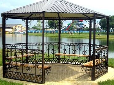 декоративные стеновые панели: Беседка Металл