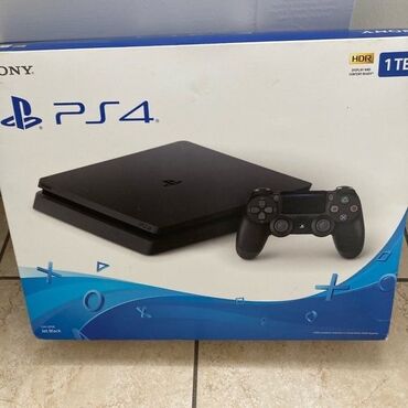 ps4 icare: Playstation 4 Slim Model 1TB yaddas 2orijinal joystic karobkadan