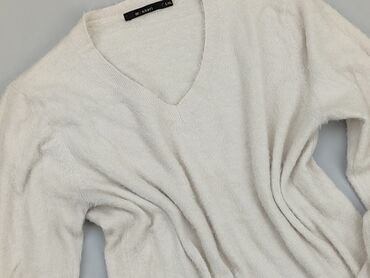 t shirty oversize w serek: Sweter, L, stan - Idealny