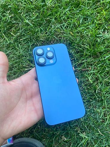 аренда ps5 pro: IPhone 15 Pro, Б/у, 1 ТБ, Sierra Blue, Чехол, Защитное стекло, 88 % — 2